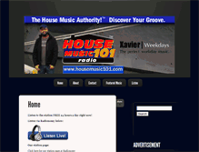 Tablet Screenshot of housemusic101.com